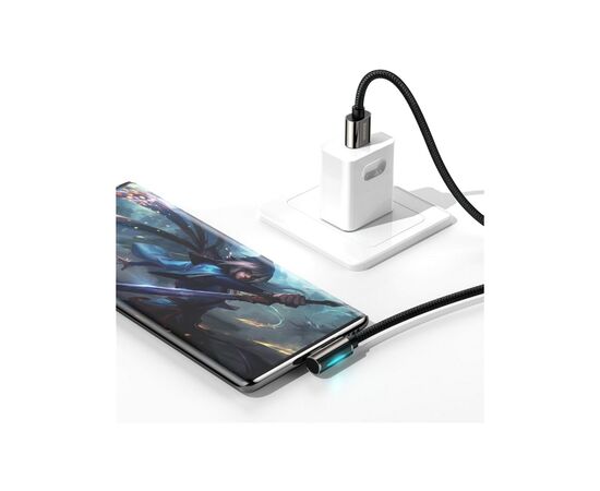 Дата кабель USB 3.1 AM to Type-C 2.0m CATCS 66W 90 Legend Series Elbow Black Baseus (CATCS-C01), зображення 5 Дата кабель USB 3.1 AM to Type-C 2.0m CATCS 66W 90 Legend Series Elbow Black Baseus (CATCS-C01), зображення 5