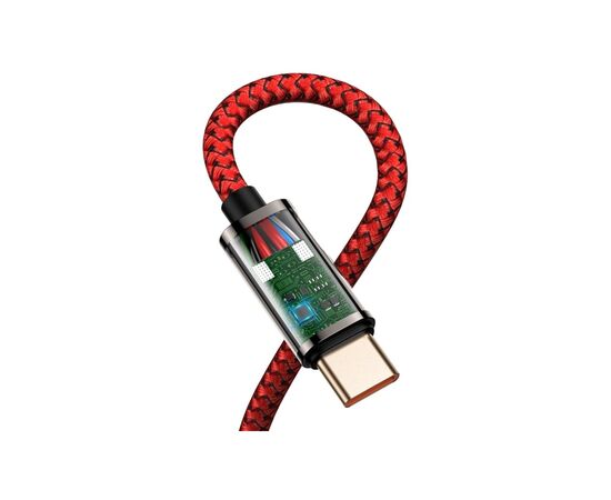 Дата кабель USB-C to USB-C 1.0m CACS 100W 20V/5A 90 Legend Series Elbow Red Baseus (CACS000609), изображение 5 Дата кабель USB-C to USB-C 1.0m CACS 100W 20V/5A 90 Legend Series Elbow Red Baseus (CACS000609), изображение 5