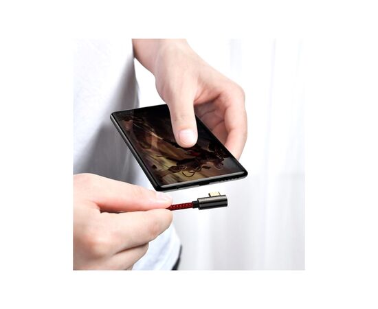 Дата кабель USB-C to USB-C 1.0m CACS 100W 20V/5A 90 Legend Series Elbow Red Baseus (CACS000609), изображение 8 Дата кабель USB-C to USB-C 1.0m CACS 100W 20V/5A 90 Legend Series Elbow Red Baseus (CACS000609), изображение 8