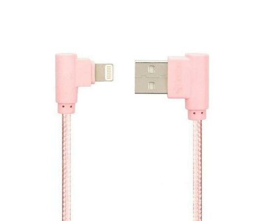 Дата кабель USB 2.0 AM to Lightning Pro Emperor 1A Pink Gelius (63248)