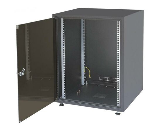 Шкаф напольный Zpas 15U 19" 600x600 SJB - без столешницы (WZ-3987-01-03-161-BBL)