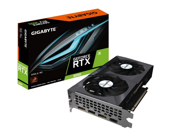 Відеокарта GIGABYTE GeForce RTX3050 8Gb EAGLE (GV-N3050EAGLE-8GD)