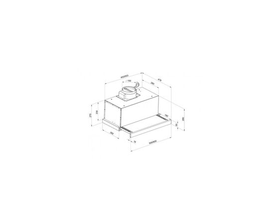 Вытяжка кухонная Pyramida TL 60 (1100) BL T, изображение 7 Вытяжка кухонная Pyramida TL 60 (1100) BL T, изображение 7