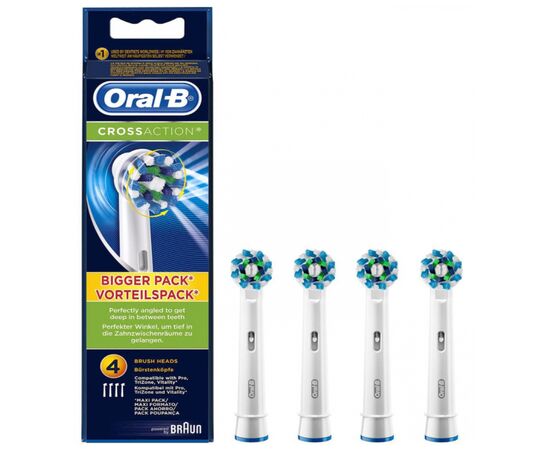 Насадка для зубної щітки Oral-B Cross Action EB50RB CleanMaximiser (4)