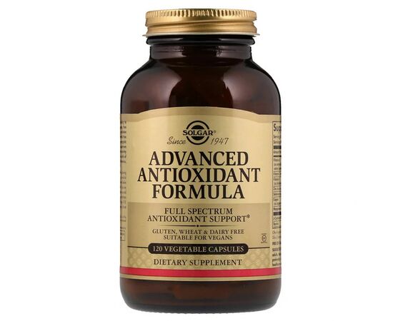 Антиоксидант Solgar Антиоксидантна Формула, Advanced Antioxidant Formula, 120 ка (SOL-01035)