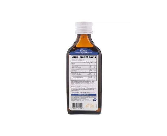 Жирні кислоти Carlson Риб'ячий жир, Смак Лимона, Норвезька серія, The Very Finest (CAR-01540), зображення 2 Жирні кислоти Carlson Риб'ячий жир, Смак Лимона, Норвезька серія, The Very Finest (CAR-01540), зображення 2