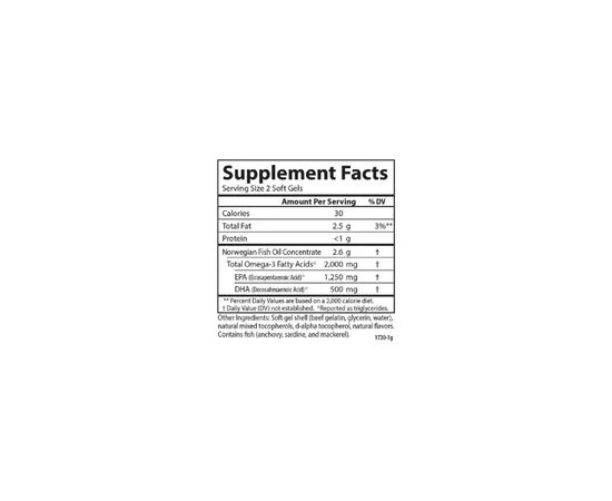Жирні кислоти Carlson Омега Максимум 2000, Смак Лимона, Maximum Omega 2000, 90+30 (CL17240), зображення 2 Жирні кислоти Carlson Омега Максимум 2000, Смак Лимона, Maximum Omega 2000, 90+30 (CL17240), зображення 2
