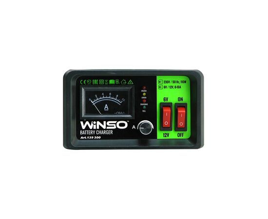 Зарядное устройство для автомобильного аккумулятора Winso 139300, изображение 6 Зарядное устройство для автомобильного аккумулятора Winso 139300, изображение 6