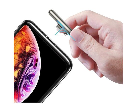 Дата кабель USB 3.1 AM to Lightning 2.0m CAL7C 1.5A 90 Red Baseus (CAL7C-B09), изображение 5 Дата кабель USB 3.1 AM to Lightning 2.0m CAL7C 1.5A 90 Red Baseus (CAL7C-B09), изображение 5