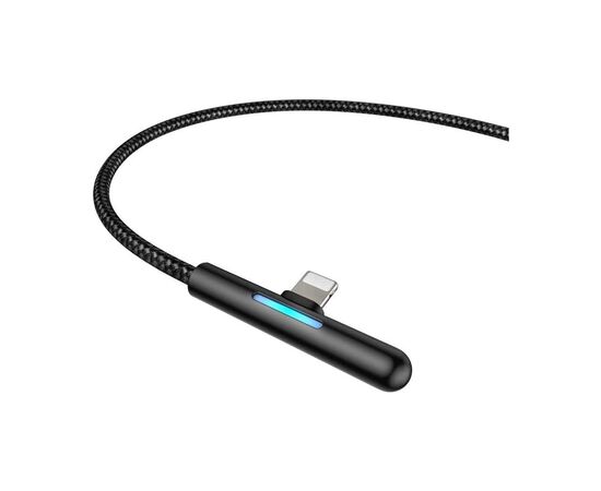 Дата кабель USB 3.1 AM to Lightning 2.0m CAL7C 1.5A 90 Black Baseus (CAL7C-B01), изображение 4 Дата кабель USB 3.1 AM to Lightning 2.0m CAL7C 1.5A 90 Black Baseus (CAL7C-B01), изображение 4