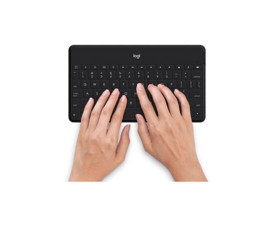 Клавіатура Logitech Keys-To-Go для iPhone iPad Apple TV UA Black (920-006710), зображення 4 Клавіатура Logitech Keys-To-Go для iPhone iPad Apple TV UA Black (920-006710), зображення 4