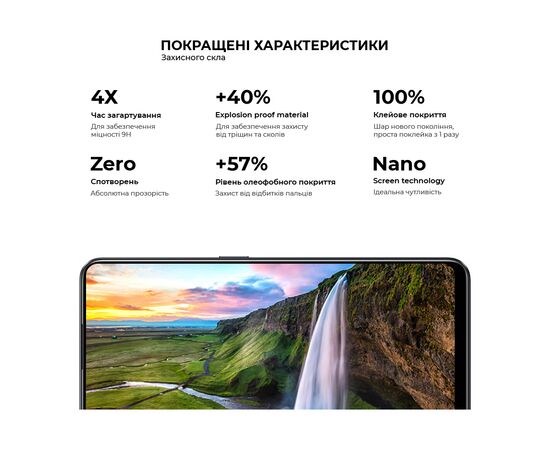 Стекло защитное Armorstandart Pro Realme 9 4G/9 Pro Plus (ARM62345), изображение 2