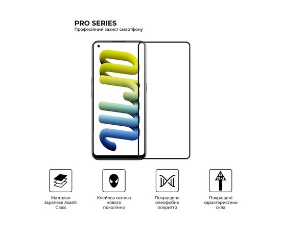 Стекло защитное Armorstandart Pro Realme 9 4G/9 Pro Plus (ARM62345), изображение 4