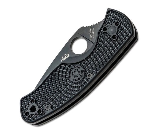 Нож Spyderco Persistence FRN Black Blade полусеррейтор (C136PSBBK), изображение 2 Нож Spyderco Persistence FRN Black Blade полусеррейтор (C136PSBBK), изображение 2
