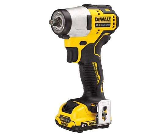 Гайковерт DeWALT 12 В XR Li-lon, 168 Нм, 2 АКБ и ЗУ, кейс (DCF902D2), изображение 2 Гайковерт DeWALT 12 В XR Li-lon, 168 Нм, 2 АКБ и ЗУ, кейс (DCF902D2), изображение 2