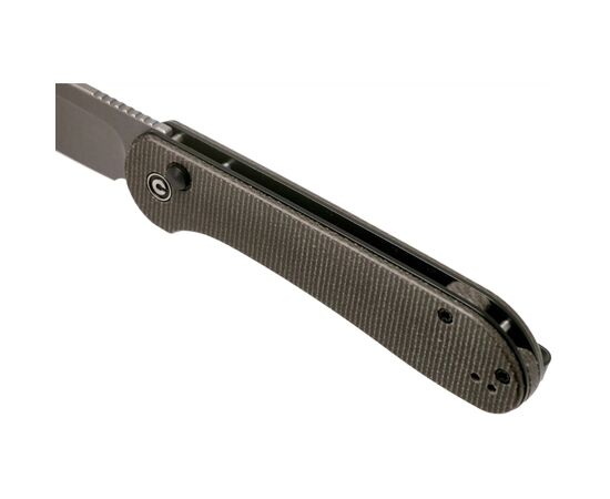 Нож Civivi Button Lock Elementum Dark Green Micarta (C2103C), изображение 5 Нож Civivi Button Lock Elementum Dark Green Micarta (C2103C), изображение 5