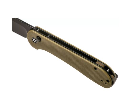 Нож Civivi Button Lock Elementum Olive Micarta (C2103B), изображение 4 Нож Civivi Button Lock Elementum Olive Micarta (C2103B), изображение 4