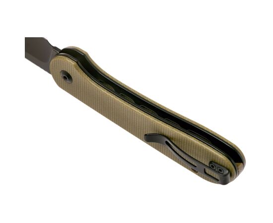 Нож Civivi Button Lock Elementum Olive Micarta (C2103B), изображение 5 Нож Civivi Button Lock Elementum Olive Micarta (C2103B), изображение 5