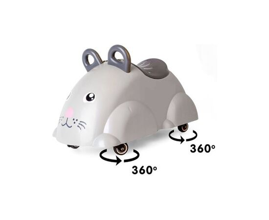 Чудомобиль Viking Toys Пуш-кар Мышь (7317670019762), изображение 3 Чудомобиль Viking Toys Пуш-кар Мышь (7317670019762), изображение 3