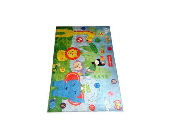 Дитячий килимок Fisher-Price протиковзний Джунглі 80 х120 см (FP-PC007)
