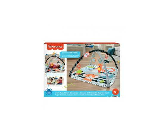 Детский коврик Fisher-Price игровой центр 3-в-1 Веселые развлечения (HBP41), изображение 4 Детский коврик Fisher-Price игровой центр 3-в-1 Веселые развлечения (HBP41), изображение 4
