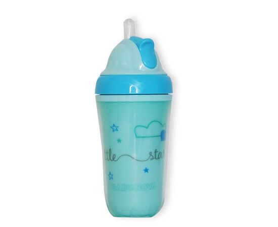 Поильник-непроливайка Baby-Nova Термочашка с трубочкой голубая 250 мл (3965431), изображение 2 Поильник-непроливайка Baby-Nova Термочашка с трубочкой голубая 250 мл (3965431), изображение 2