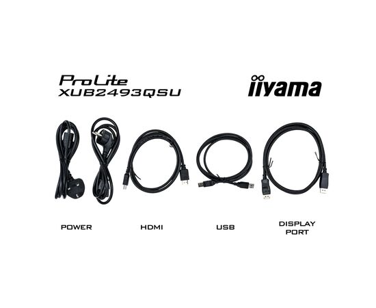 Монітор iiyama XUB2493QSU-B1, зображення 10 Монітор iiyama XUB2493QSU-B1, зображення 10