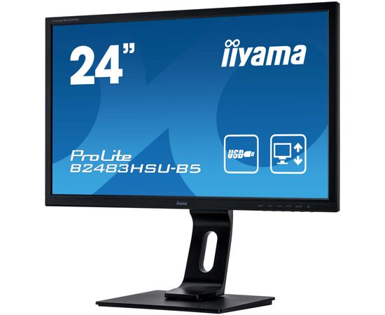 Монітор iiyama XB2483HSU-B5, зображення 4 Монітор iiyama XB2483HSU-B5, зображення 4
