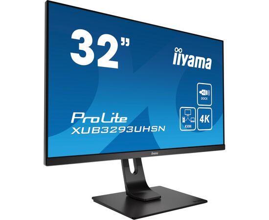 Монітор iiyama XUB3293UHSN-B1, зображення 2 Монітор iiyama XUB3293UHSN-B1, зображення 2