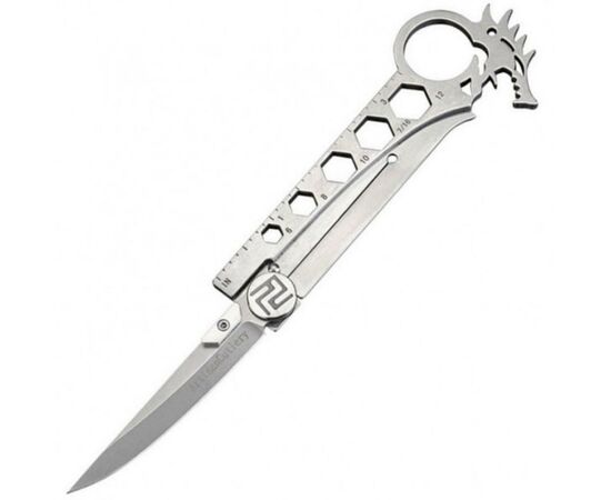 Нож Artisan Dragon Grey AUS-8, Steel Handle (1606-GY)