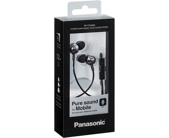 Наушники Panasonic RP-TCM360GCK, изображение 2 Наушники Panasonic RP-TCM360GCK, изображение 2