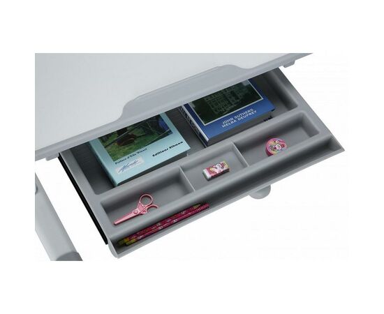 Парта со стулом Evo-kids Evo-06 Grey, изображение 5 Парта со стулом Evo-kids Evo-06 Grey, изображение 5