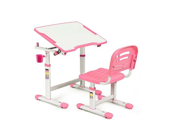 Парта со стулом Evo-kids Evo-07 Pink