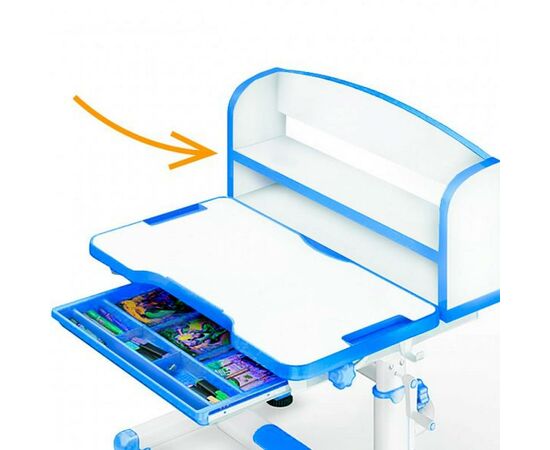 Парта со стулом Evo-kids BD-10 BL, изображение 5 Парта со стулом Evo-kids BD-10 BL, изображение 5