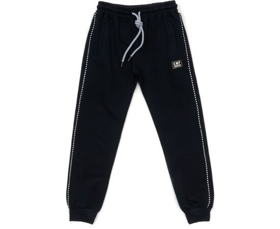 Штани дитячі A-Yugi спортивні на манжетах (5291-158B-blue)