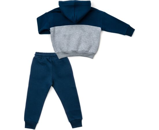 Спортивный костюм Cloise флисовый с худи (CL0215006-116-blue), изображение 4 Спортивный костюм Cloise флисовый с худи (CL0215006-116-blue), изображение 4