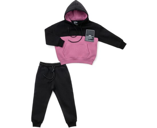 Спортивний костюм Cloise флісовий з худі (CL0215006-116-black)