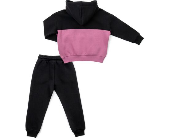 Спортивный костюм Cloise флисовый с худи (CL0215006-128-black), изображение 4 Спортивный костюм Cloise флисовый с худи (CL0215006-128-black), изображение 4