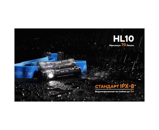 Фонарь Fenix HL10 Black (HL10bk), изображение 7 Фонарь Fenix HL10 Black (HL10bk), изображение 7