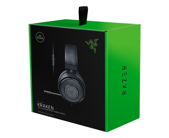 Наушники Razer Kraken Black (RZ04-02830100-R3U1), изображение 5 Наушники Razer Kraken Black (RZ04-02830100-R3U1), изображение 5