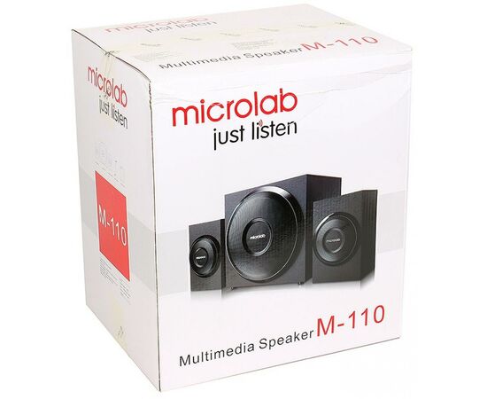 Акустическая система Microlab M-110 black, изображение 6 Акустическая система Microlab M-110 black, изображение 6