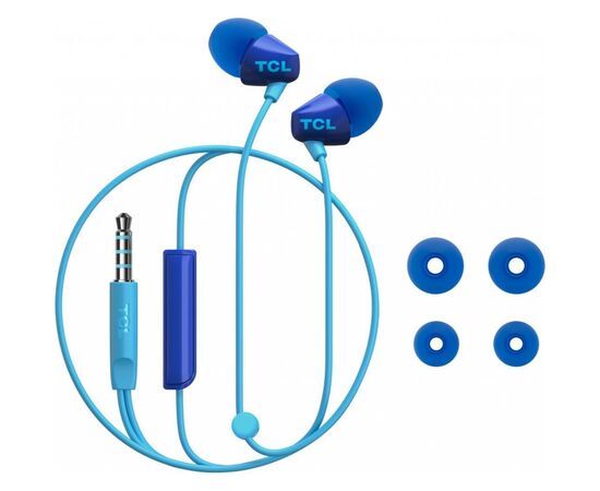 Наушники TCL SOCL100 Ocean Blue (SOCL100BL-EU), изображение 5 Наушники TCL SOCL100 Ocean Blue (SOCL100BL-EU), изображение 5