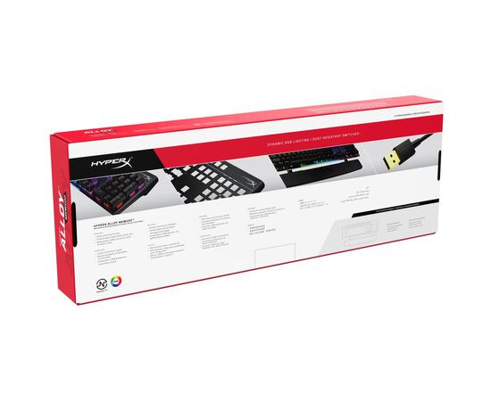 Клавиатура HyperX MKW100 Mechnical TTC Red (4P5E1AX), изображение 8 Клавиатура HyperX MKW100 Mechnical TTC Red (4P5E1AX), изображение 8