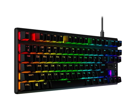 Клавиатура HyperX Alloy Origins Core PBT HX Red (639N7AA), изображение 2 Клавиатура HyperX Alloy Origins Core PBT HX Red (639N7AA), изображение 2
