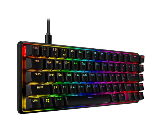 Клавиатура HyperX Alloy Origins 65 HX Red (4P5D6AX), изображение 2 Клавиатура HyperX Alloy Origins 65 HX Red (4P5D6AX), изображение 2