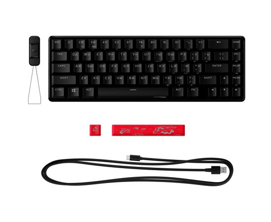 Клавиатура HyperX Alloy Origins 65 HX Red (4P5D6AX), изображение 7 Клавиатура HyperX Alloy Origins 65 HX Red (4P5D6AX), изображение 7