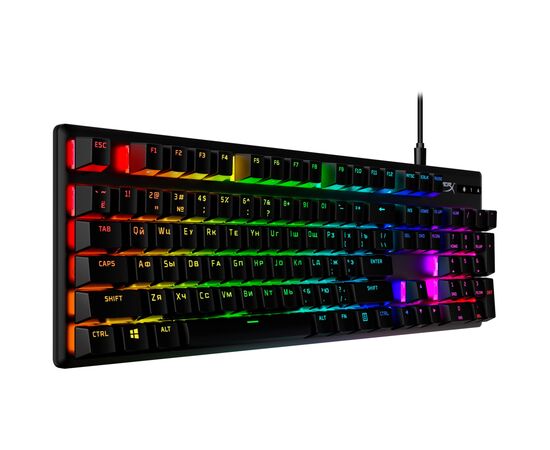 Клавиатура HyperX Alloy Origins PBT HX Red (639N3AA), изображение 2 Клавиатура HyperX Alloy Origins PBT HX Red (639N3AA), изображение 2