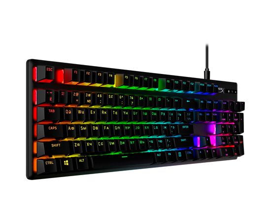 Клавиатура HyperX Alloy Origins PBT HX Aqua (639N5AA), изображение 2 Клавиатура HyperX Alloy Origins PBT HX Aqua (639N5AA), изображение 2