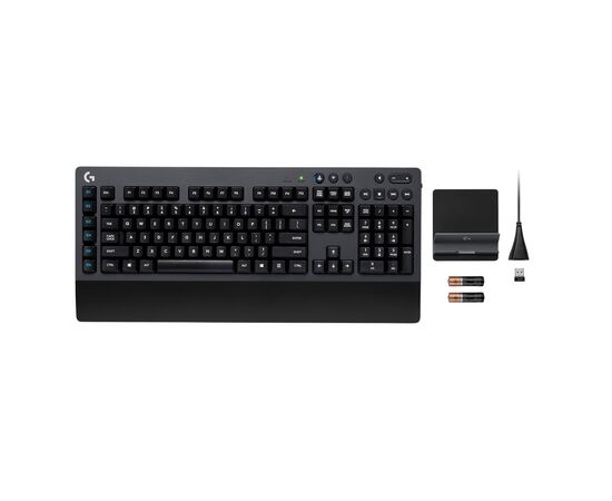 Клавиатура Logitech G613 Wireless Mechanical Gaming Romer-G Tactile UA Dark Gray (920-008393), изображение 6 Клавиатура Logitech G613 Wireless Mechanical Gaming Romer-G Tactile UA Dark Gray (920-008393), изображение 6