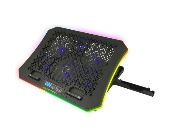 Подставка для ноутбука Esperanza EGC109 with RGB Galerne + mobile stand (EGC109), изображение 2 Подставка для ноутбука Esperanza EGC109 with RGB Galerne + mobile stand (EGC109), изображение 2